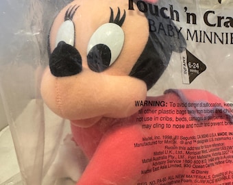 ヴィンテージで希少な 1995 年製マテル ディズニー ミニーマウス
