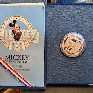 1988 Mickey Coin - Etsy