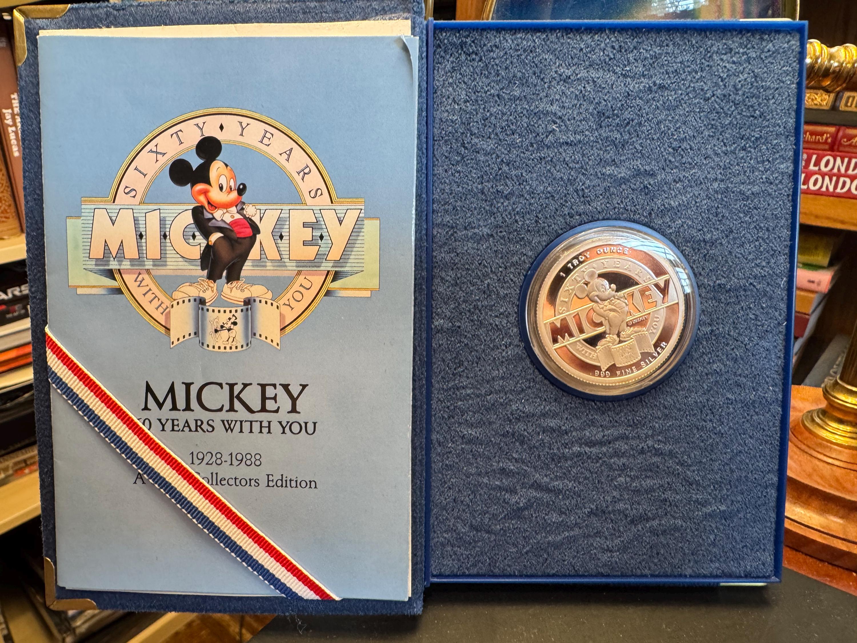 1988 Mickey Coin - Etsy
