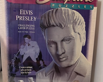 Elvis Presley 3D Sculpture Puzzles - Challenging Layer Puzzle
