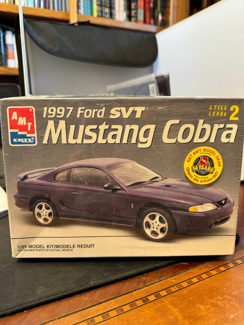 AMT ERTL 1997 Ford SVT Mustang Cobra 1/25 Model Kit - Etsy