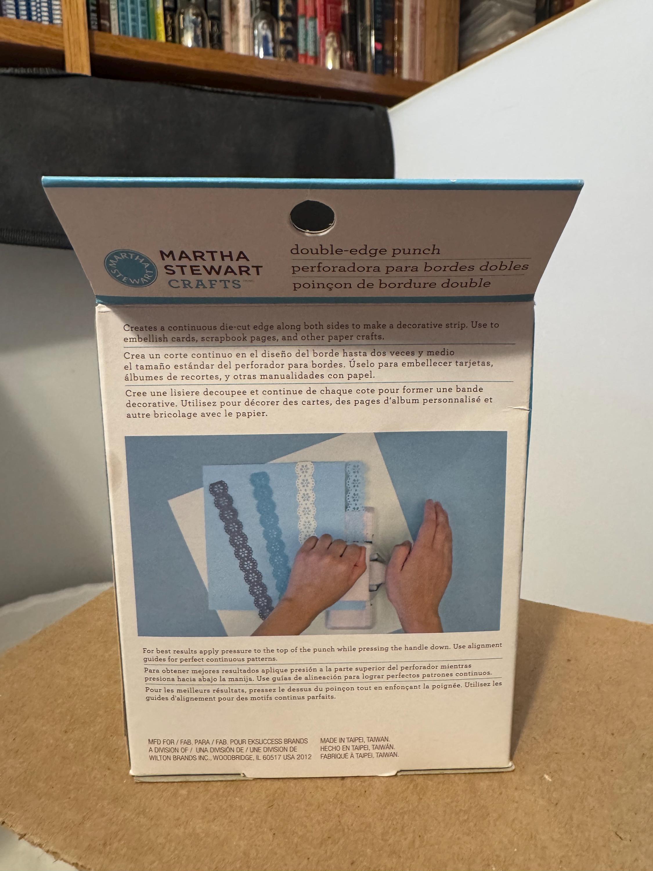 レア☆マーサスチュワート☆2-in-1 edge クラフトパンチ ストライプ ハート striped heart☆新品 クラフトパンチマーサスチュワート／グラスgrass 芝生 芝 草 草原