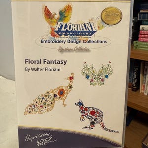 Floriani Machine Embroidery Floral Fantasy CD - Used