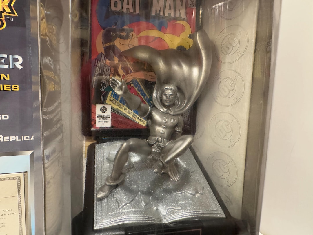 DC Comic Book Champions Fine Pewter Figure - Robin 1984 - Etsy