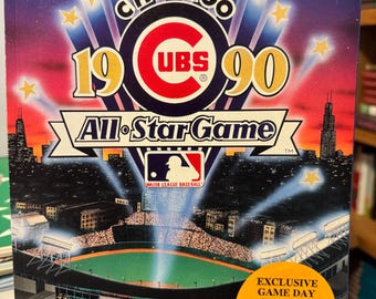 1990 All-star Game / Chicago Cubs - Major League Baseball - Etsy 1990 All-star Game / Chicago Cubs - Major League Baseball - Etsy