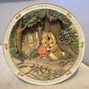Vintage Peter Rabbit Plate - Etsy