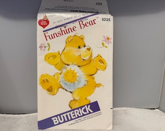 Patrón Butterick 6225 - Oso Funshine - Peluche - Talla única