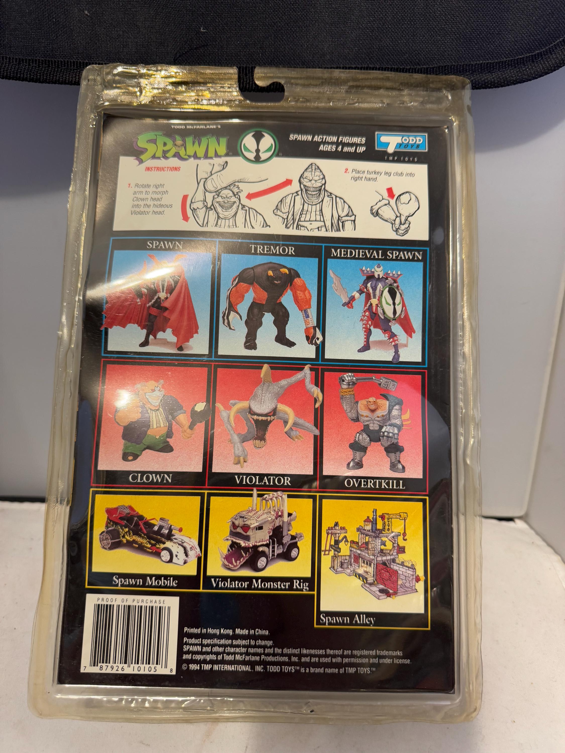 1994 - Todd Mcfarlane's Toys - Spawn - Clown - Action Figure - Etsy
