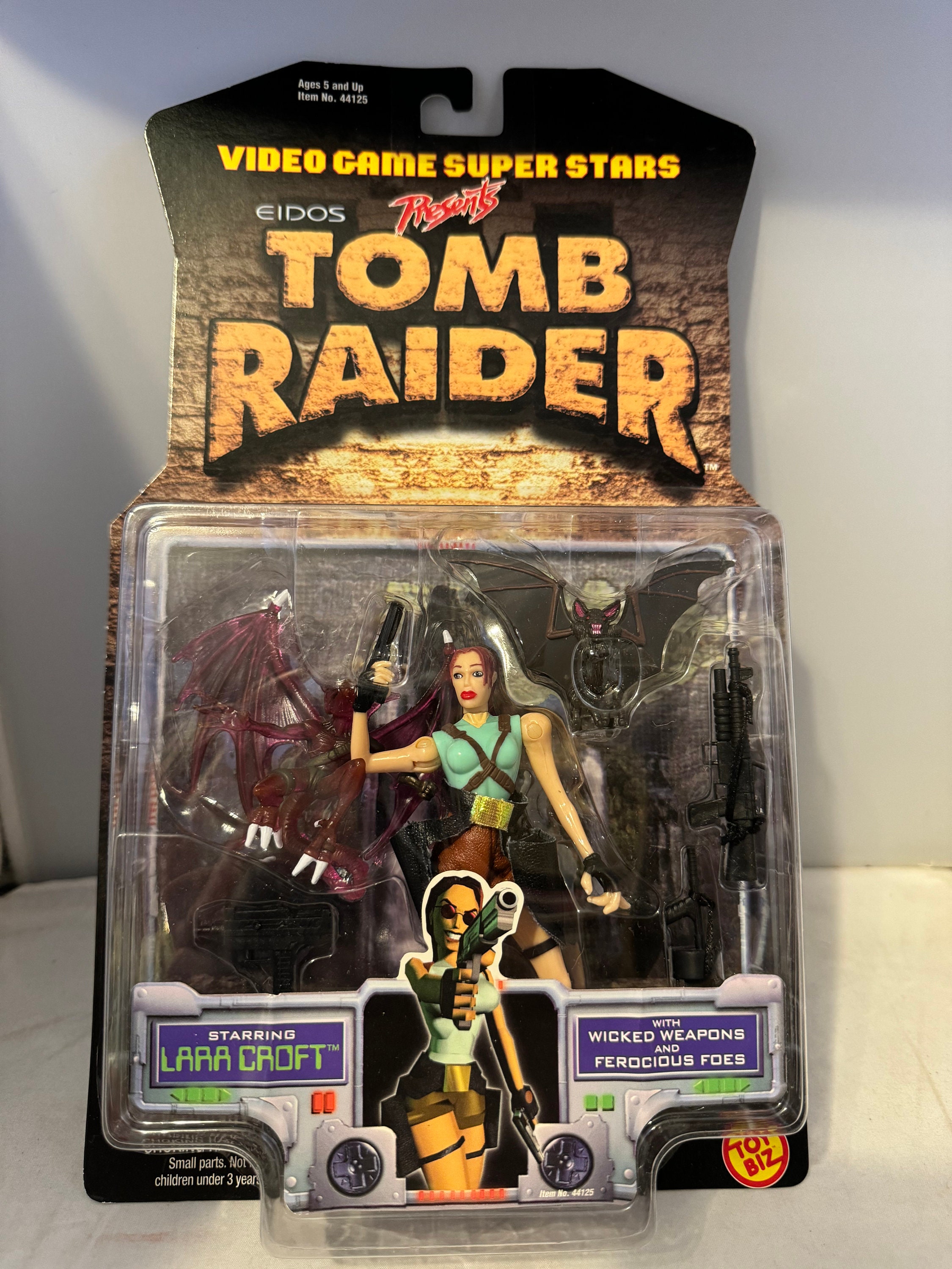 1997 Toy Biz Eidos Tomb Raider Lara Croft Action - New - Etsy India