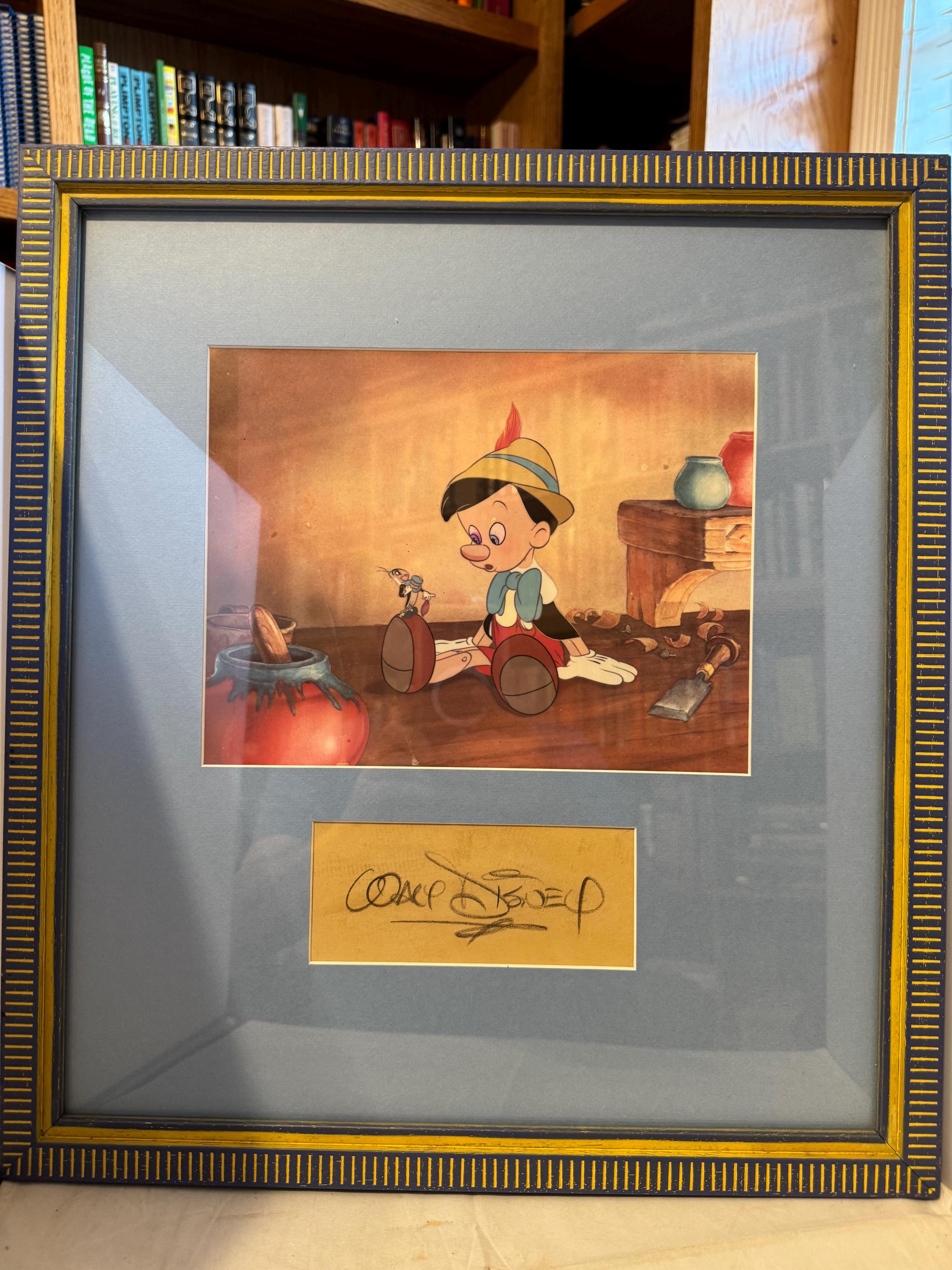 Pinocchio - Signed Walt Disney Art - Etsy
