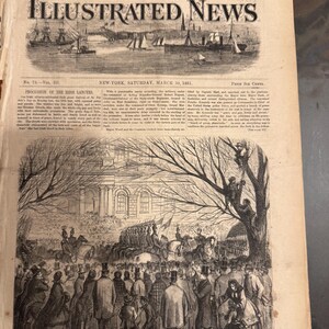 New York Illustrated News , March 30, 1861 - Rare