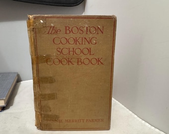 ボストン・クッキング・スクールの料理本 ファニー・メリット・ファーマー著 / 1936年ヴィンテージ