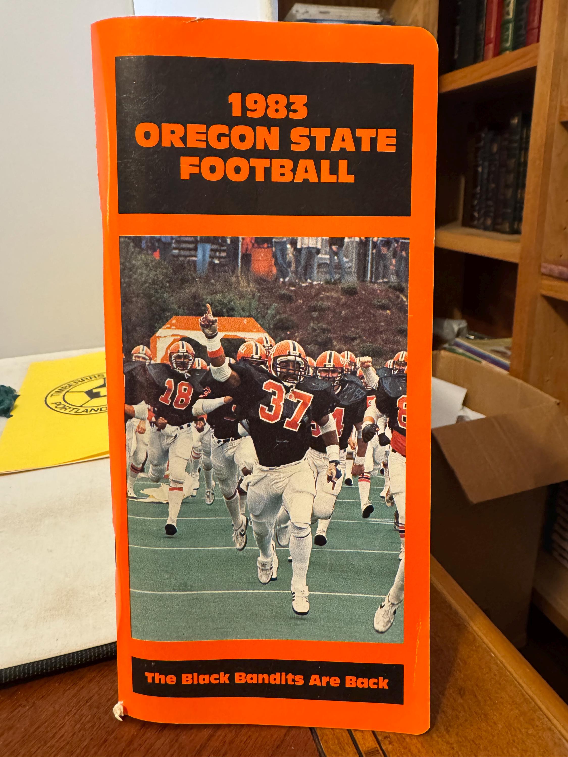1983 Oregon State Football Media Guide Yearbook - Etsy