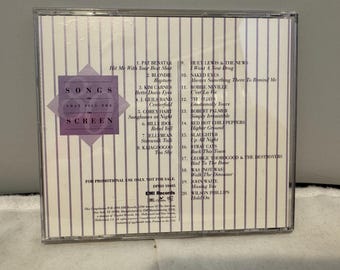 1995 EMI Records - Songs That Fill The Screen - Promotional CD - Used