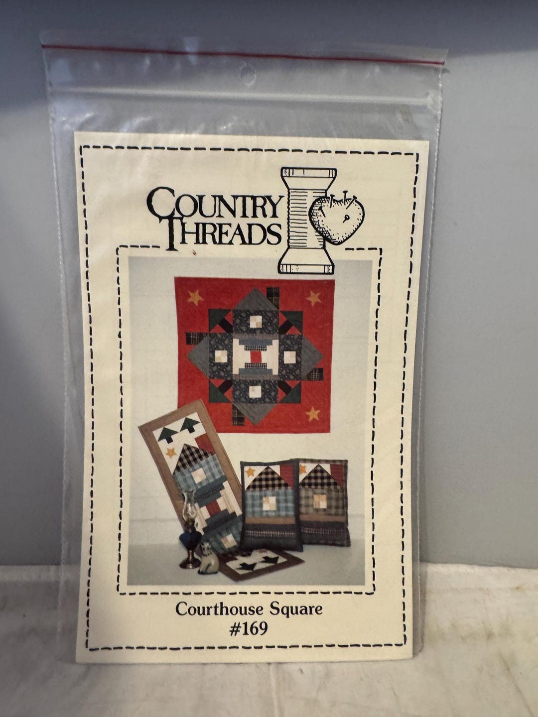 Country Threads - Courthouse Square Quilt Pattern #169 - Uncut - Wall ...