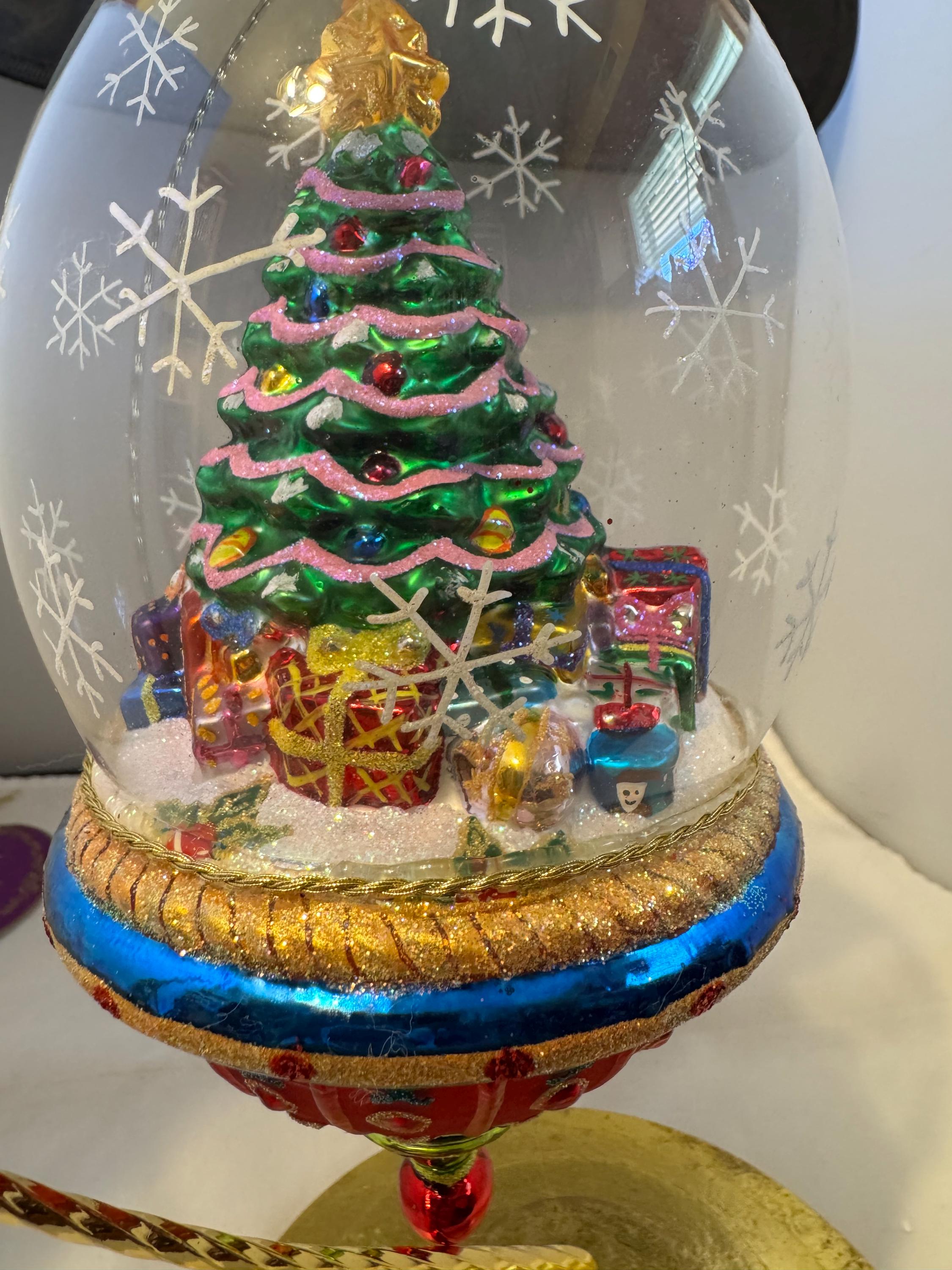 Christopher Radko Globe Ornament - 