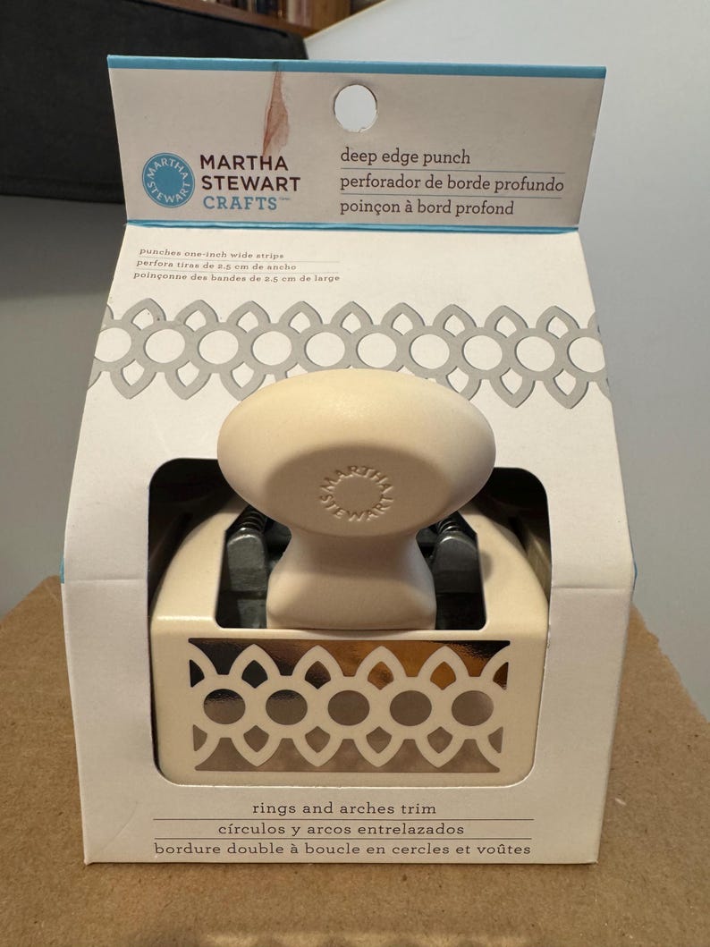 Martha Stewart Crafts - Deep-edge Punch - Rings and Arches Trim - Etsy