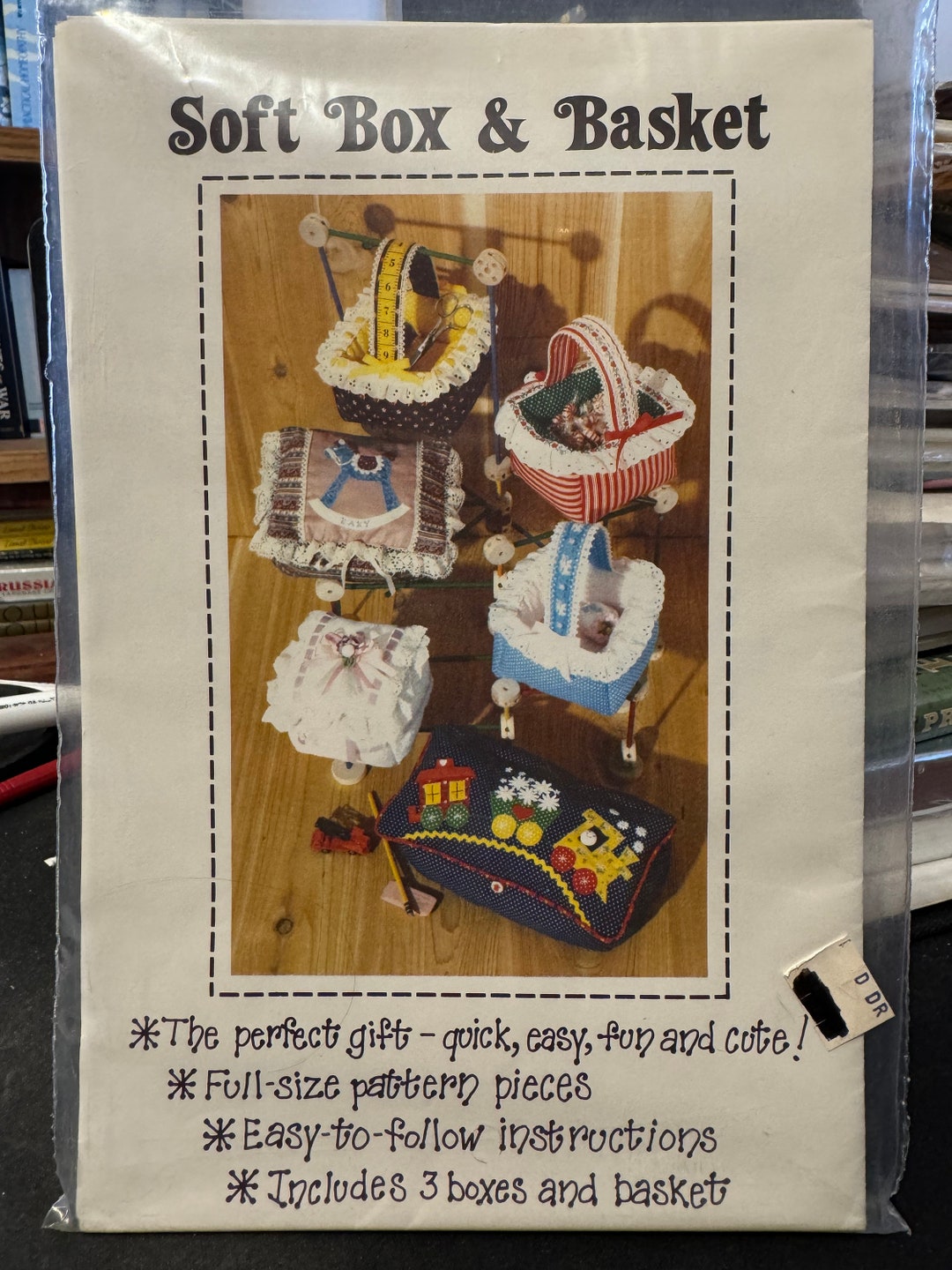 Soft Box & Basket Sewing Pattern New - Etsy