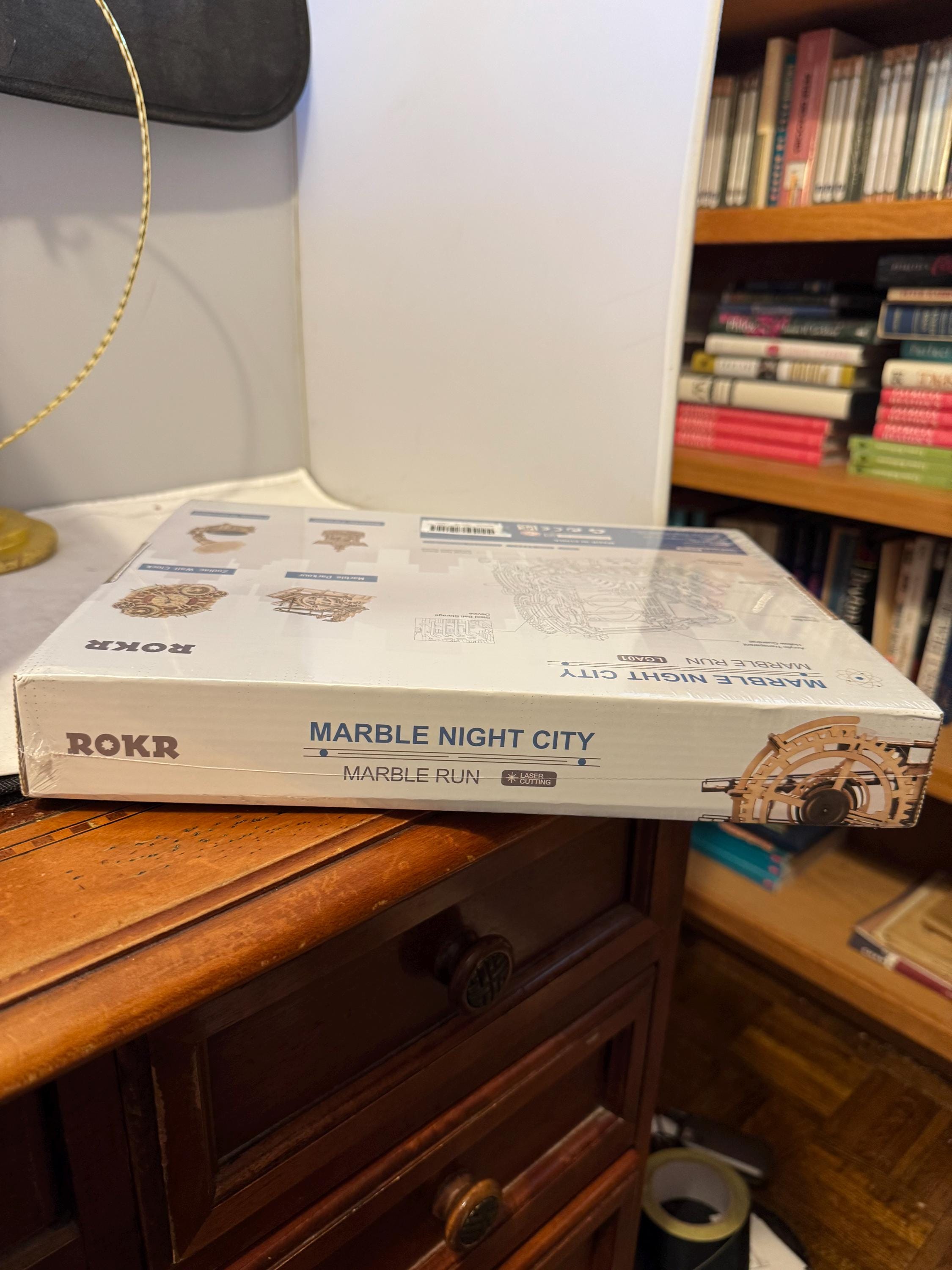 ROKR 3D マーブル ナイトシティ LGA01 - 大人向け木製パズル 組み立て 