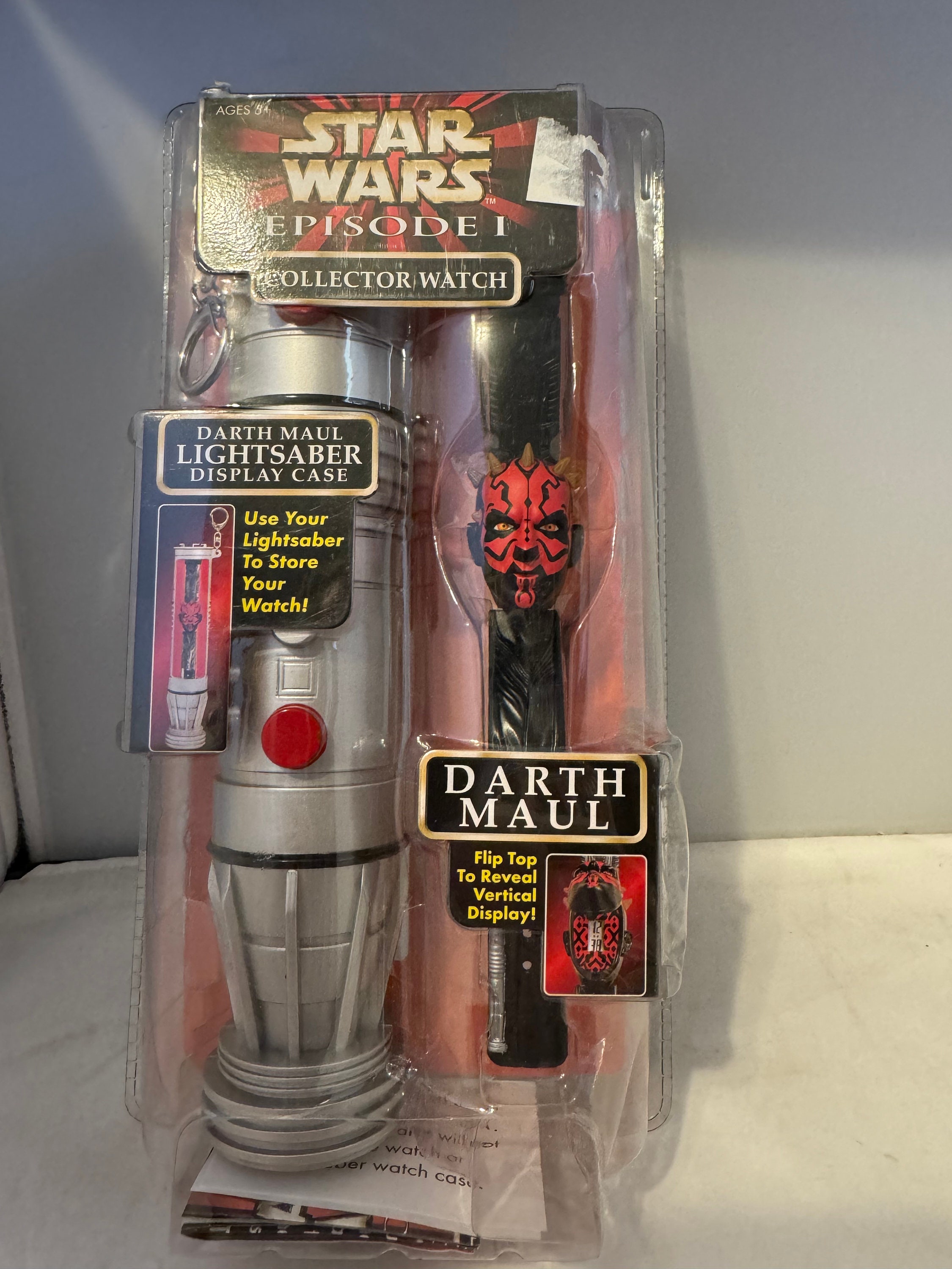 Star Wars Episode 1 DARTH MAUL Collector Watch With Star Wars Episode 1 DARTH MAUL Collector Watch With