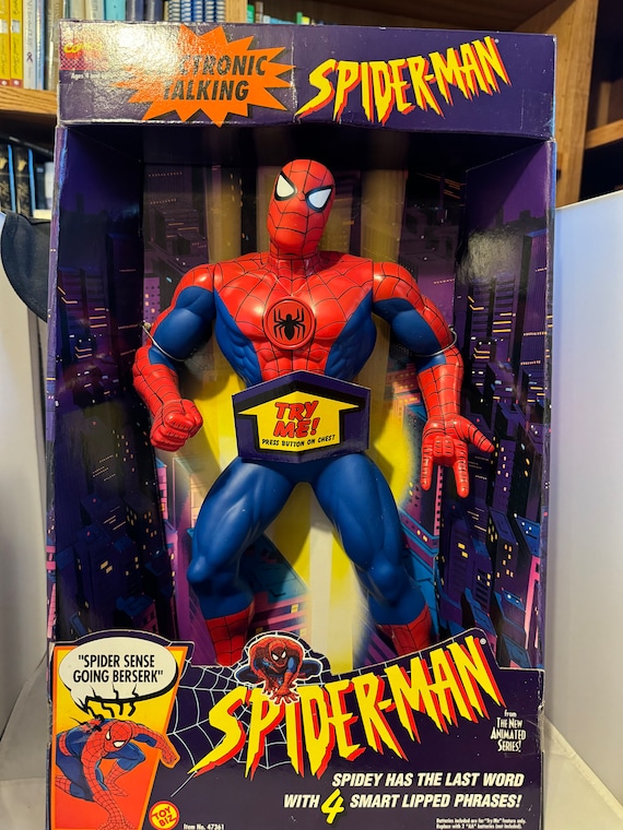 Marvel Comics - Electronic Talking Spider-man - Toy Biz 1994 - Etsy