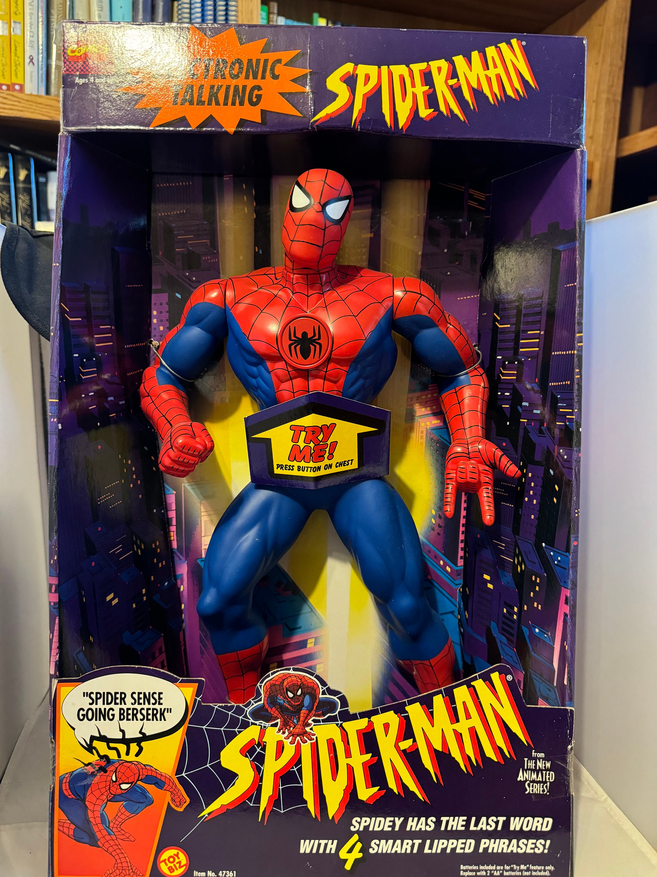 Marvel Comics - Electronic Talking Spider-man - Toy Biz 1994 - Etsy