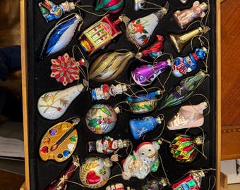 Set of 39 Thomas Pacconi Christmas Ornaments In The Original box