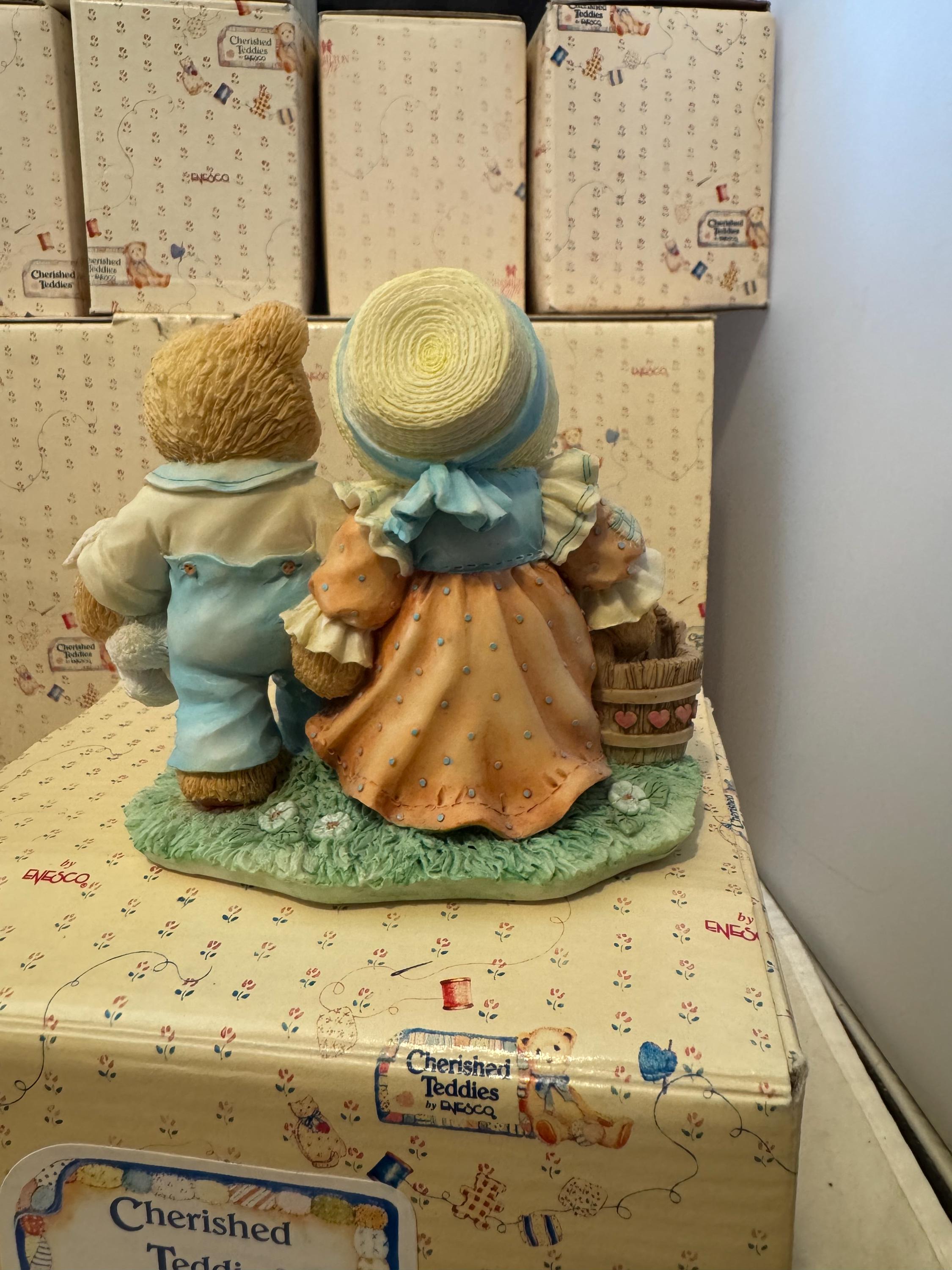 Cherished Teddies 624772 - Jack and Jill Figurine - Our Friendship