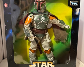 Star Wars 12” Electronic Boba Fett 1998 Action Collection–talks W