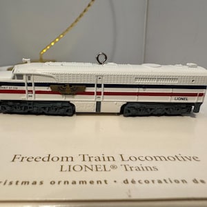 Hallmark Keepsake Ornament - Freedom Train Locomotive - Lionel Trains