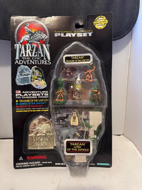 1995 Tarzan: the Epic Adventures - Micro Action Play Set - Tarzan
