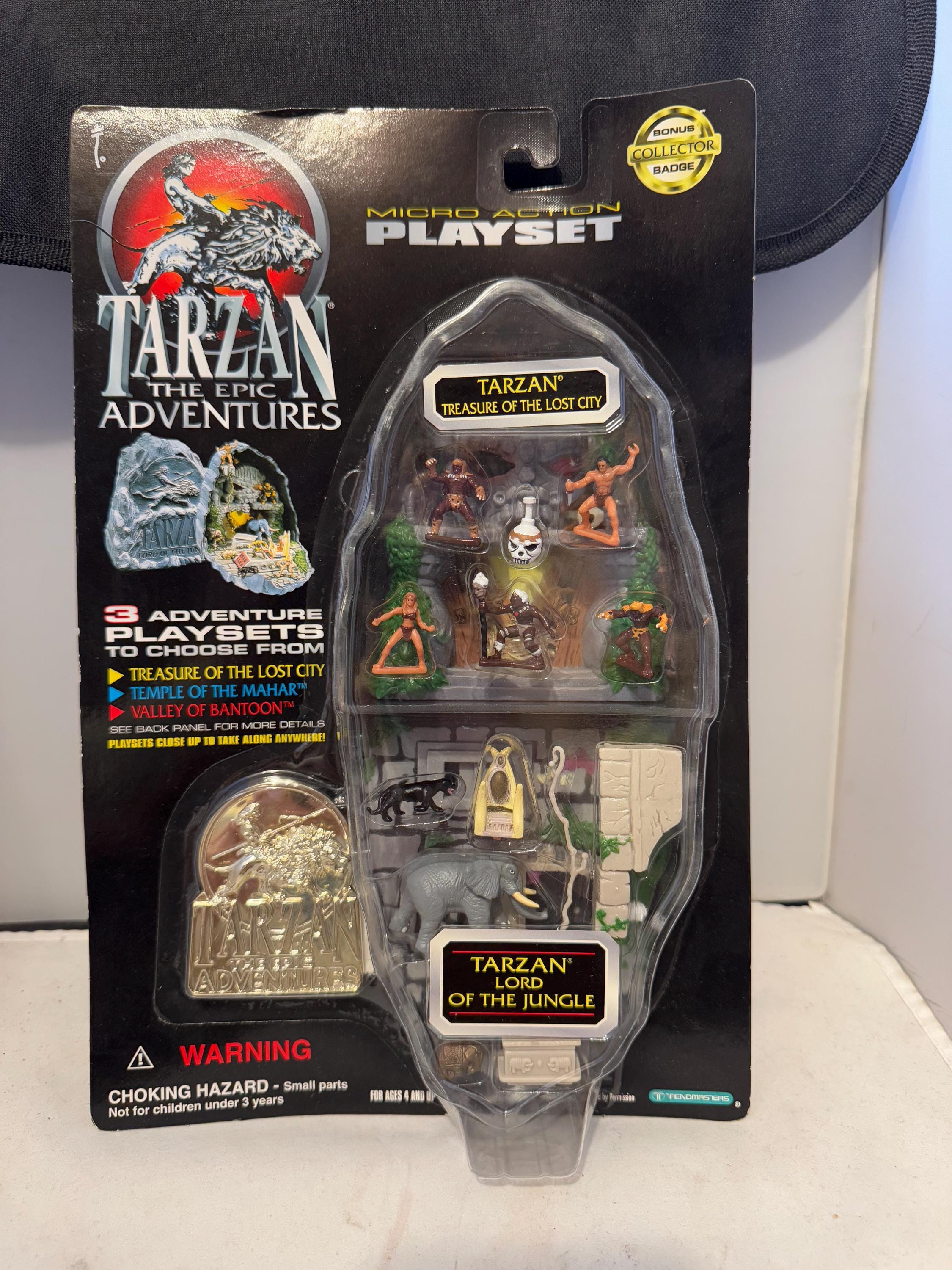 1995 Tarzan: the Epic Adventures - Micro Action Play Set - Tarzan