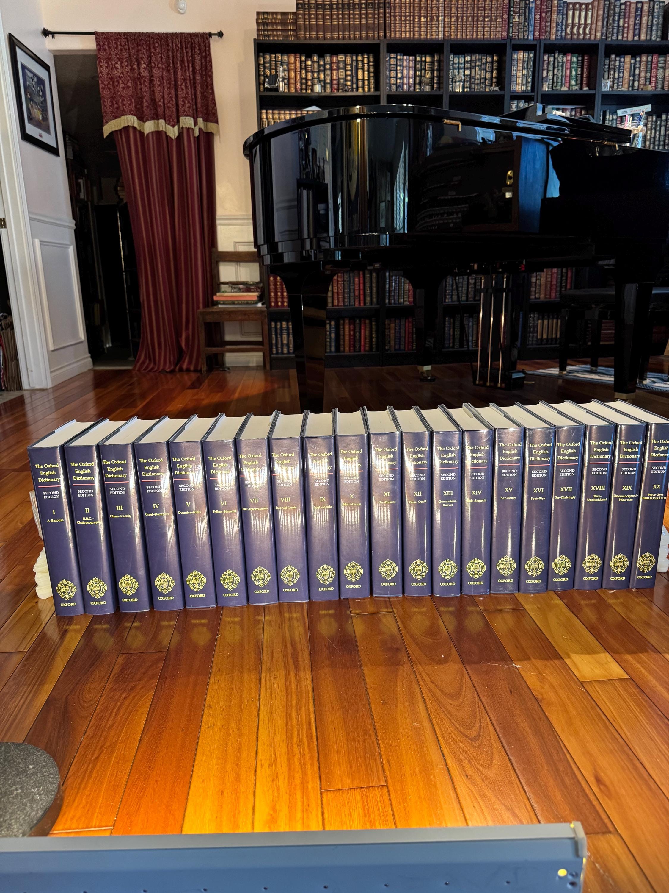 The Oxford English Dictionary Second Edition - Complete Set of 20