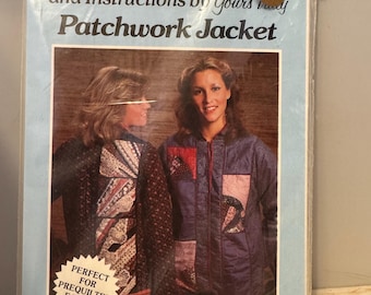 Patchwork Jacket Pattern by Yours Truly - Size Small/Medium - Uncut