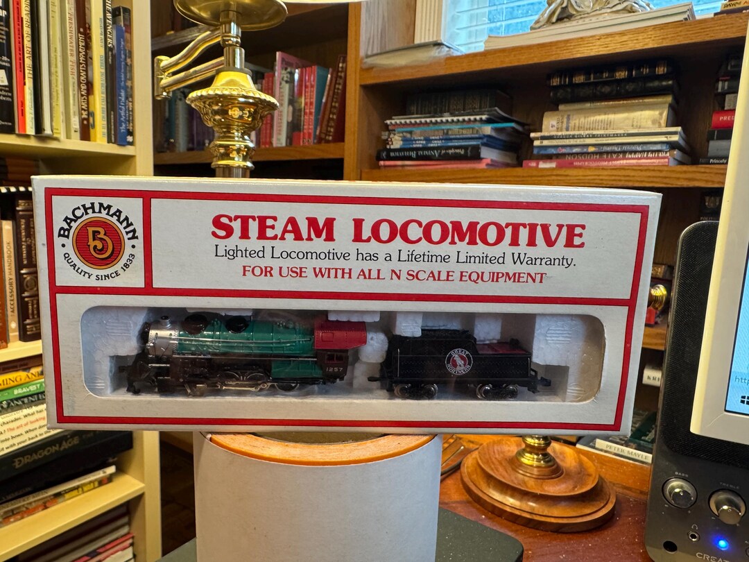 Bachmann N Scale Great Northern 2-8-0 Steam Locomotive 1257 - Etsy