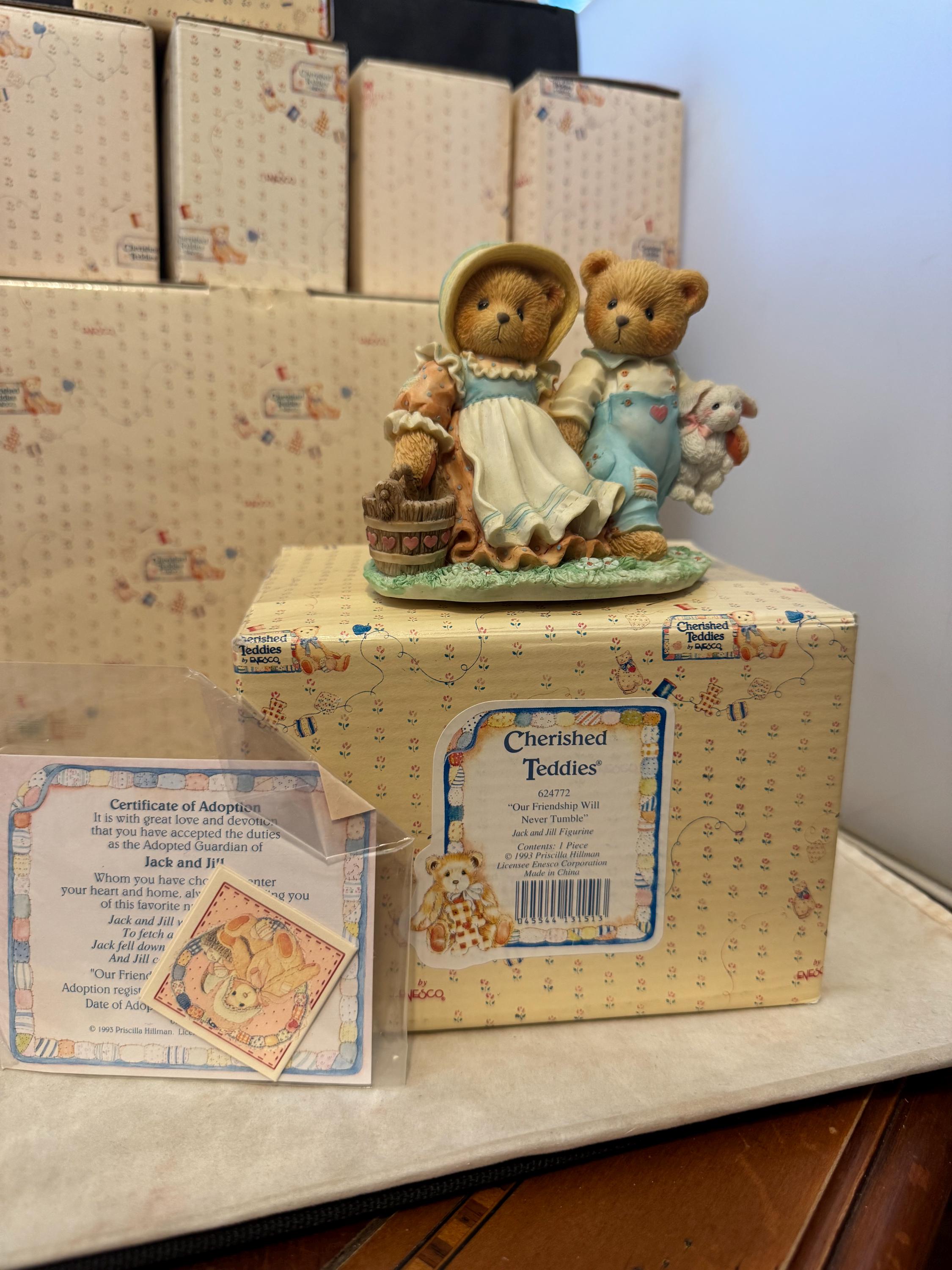 Cherished Teddies 624772 - Jack and Jill Figurine - Our Friendship