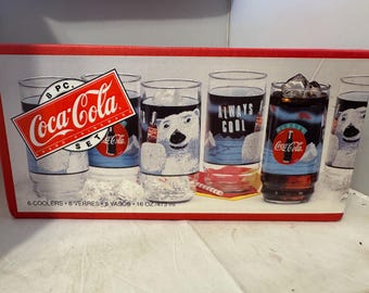 ヴィンテージ コカコーラ ドリンクグラス 2個セット エンジョイ