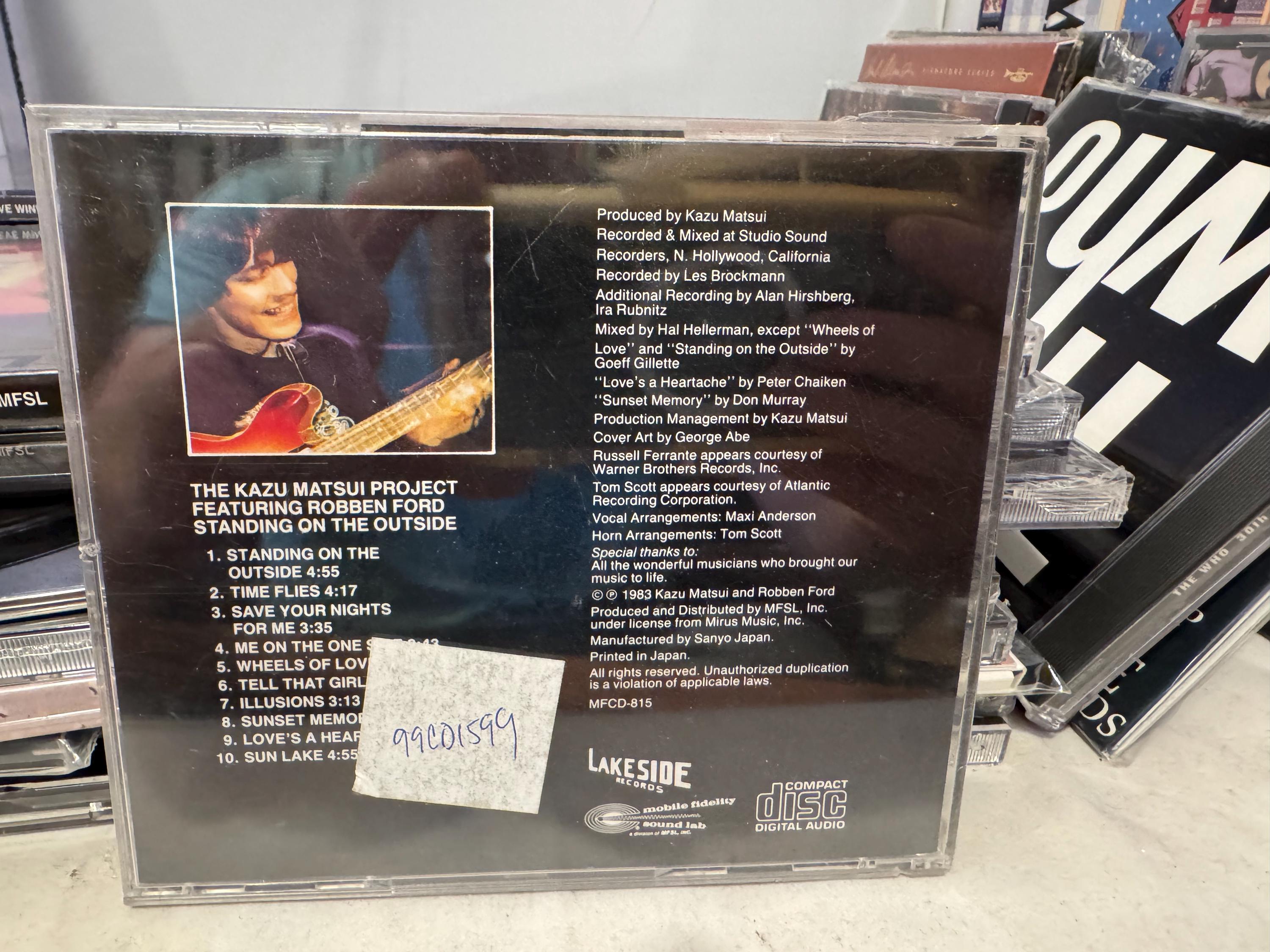 Standing on the Outside - the Kazu Matsui Project - 1983 CD - New 