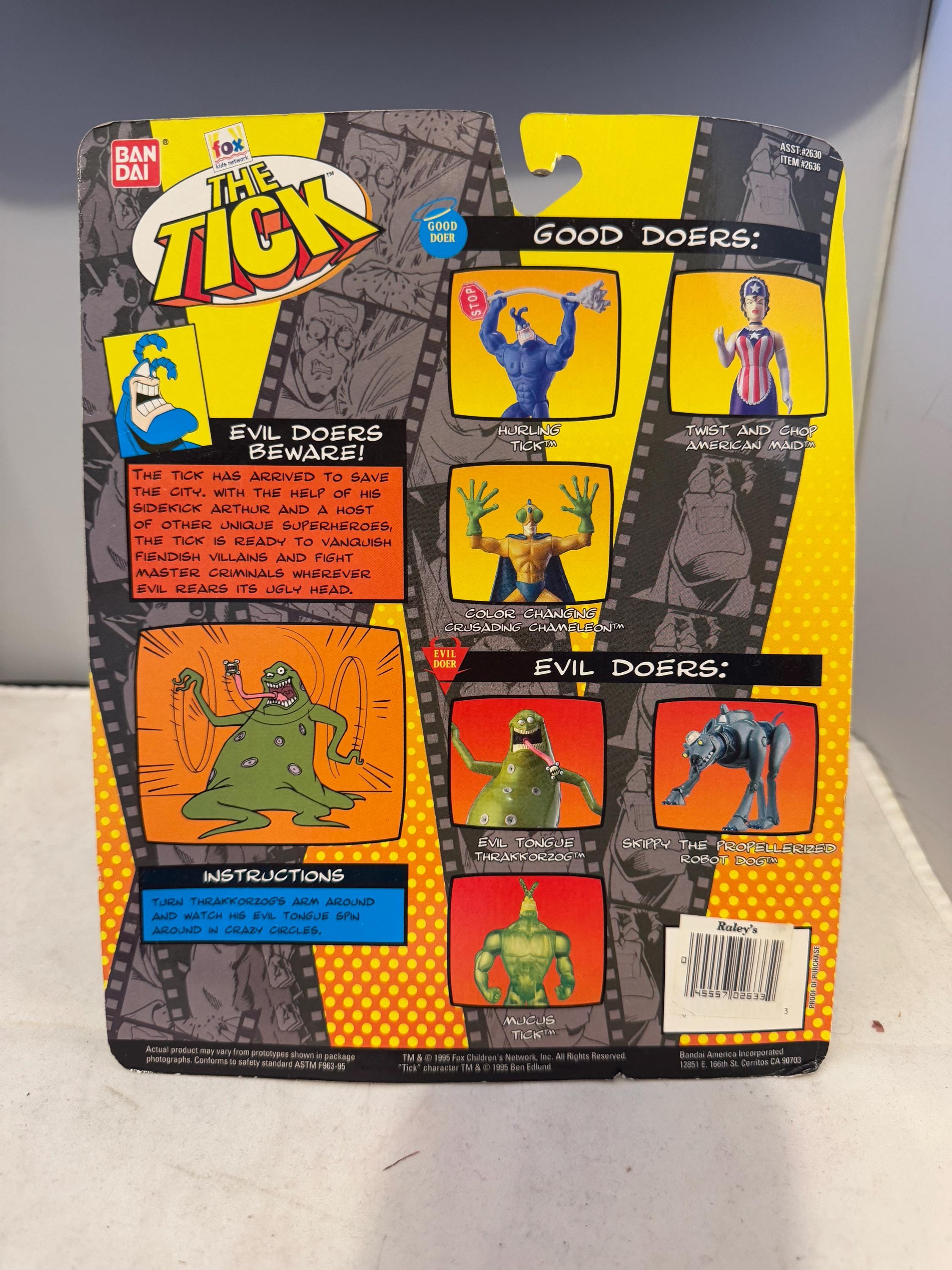 1995 Ban Dai Fox Network the Tick - Evil Tongue Thrakkorzog Action