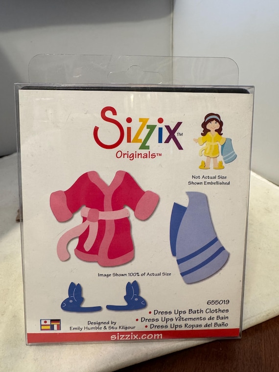 sizzix dress die cut SIZZIX ORIGINALS BIG RED DIE- DRESS UPS DRESSES & SHOES 654975