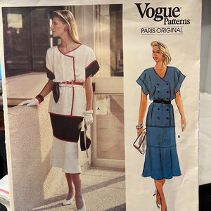 Patron De Couture Vogue Paris Original Chloé - Modèle Robe Taille 12 - Occasion