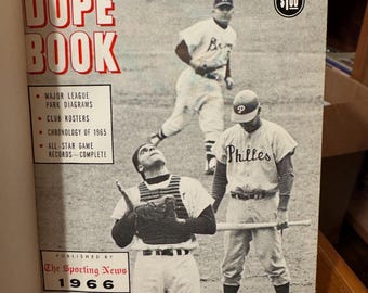 1966 Baseball Dope Book - The Sporting News 1966