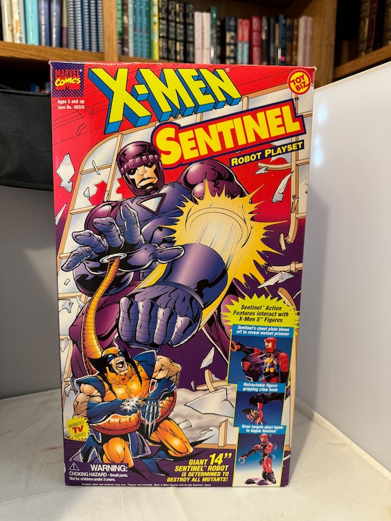 X-MEN ロボットプレイセット パワーセンチネル Marvel Comics - X-men Sentinel Robot Playset - Giant 14