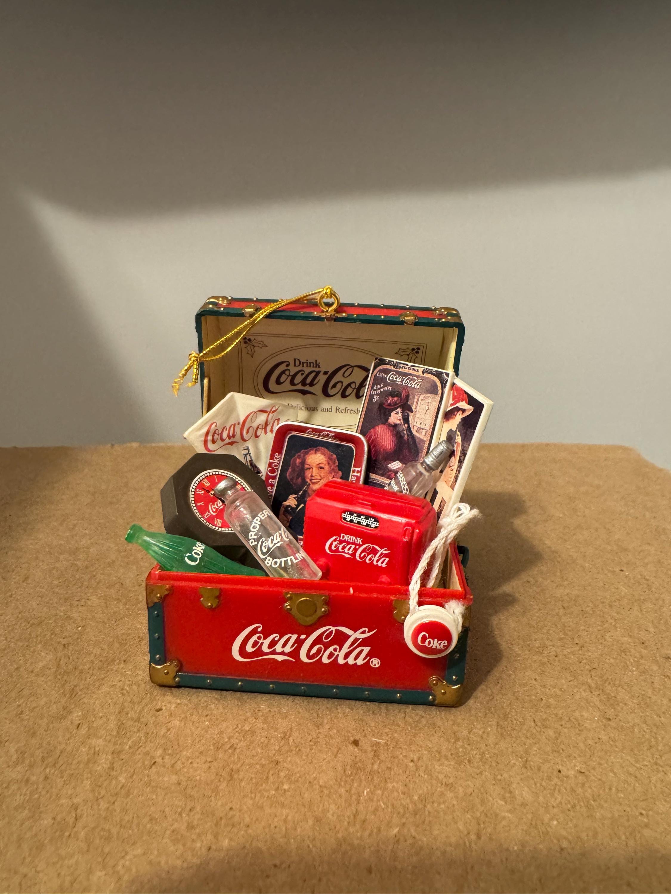 Cofre Juguetes Coca Cola Navidad Coca Cola Coleccion Navidad,aldea