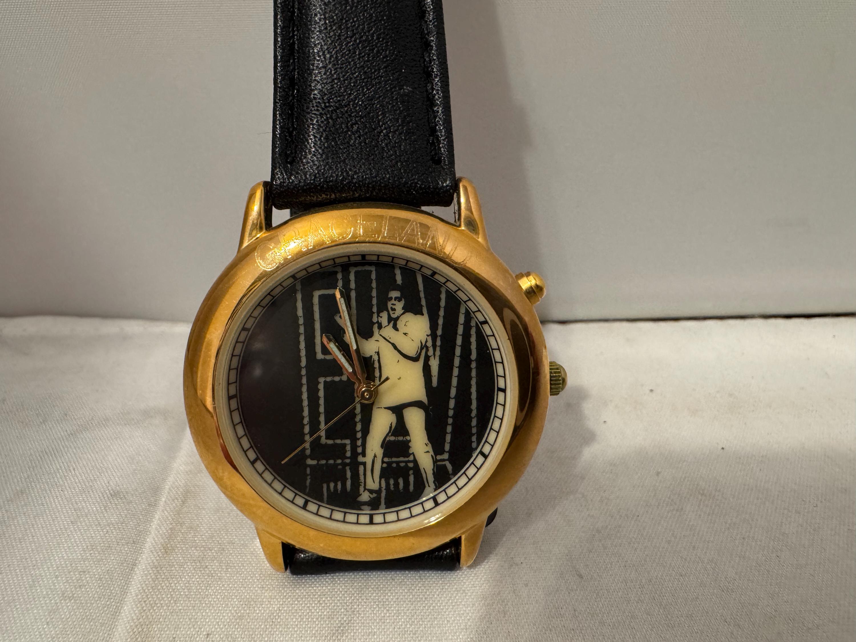 エルビスプレスリー FOSSIL 限定クォーツ腕時計 メンズ　ゴールド　新古品 エルヴィス・プレスリーが身に着けたベンチュラ | Hamilton Watch