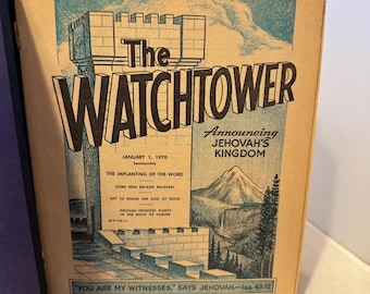 The Watchtower Bible & Tract Society 1970 / 24 Issues / Complete