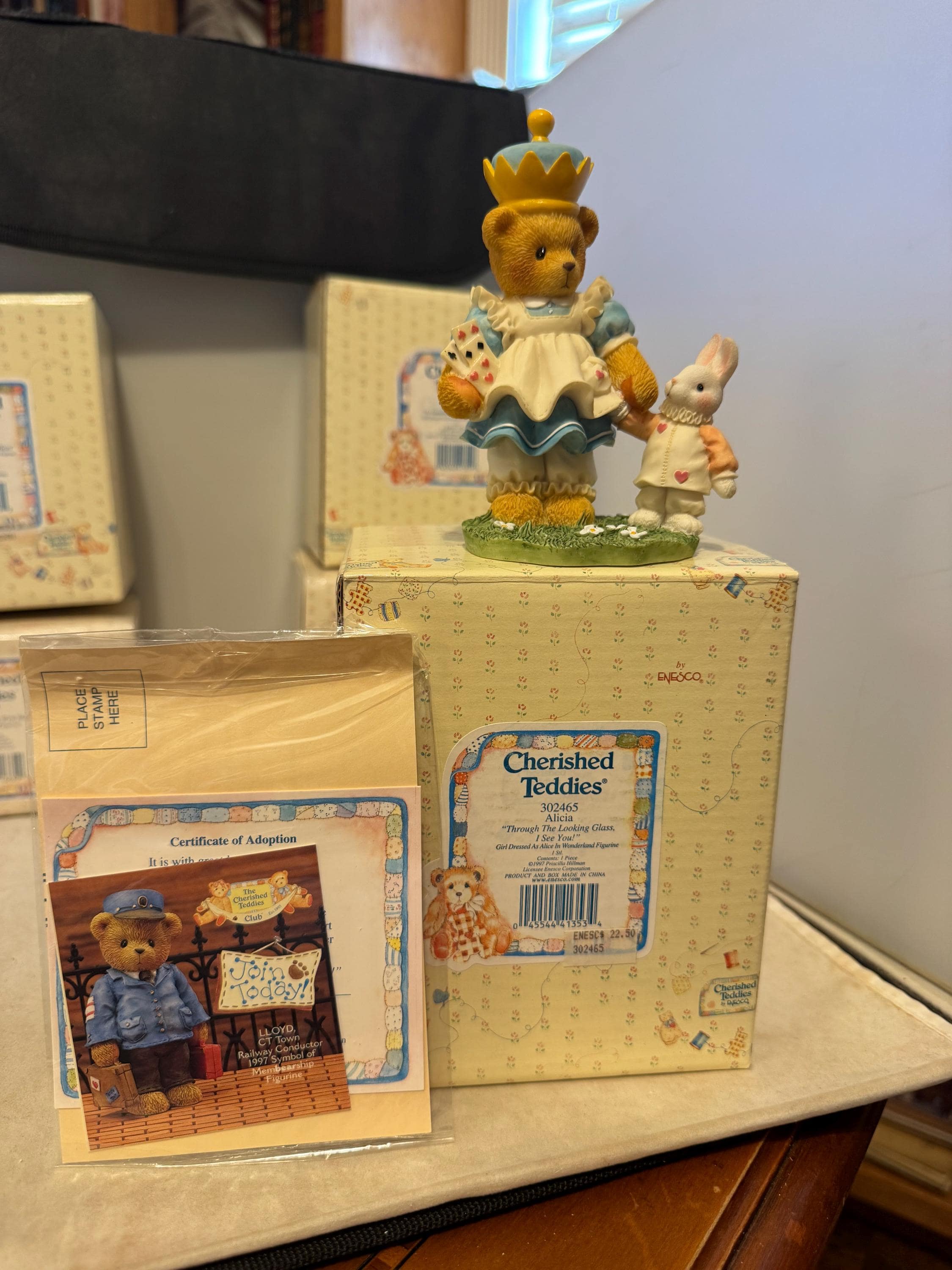 Cherished Teddies Alice in Wonderland - Etsy
