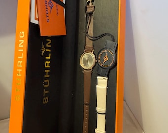 Stuhrling Original Damen Diamant Armbanduhr Neu