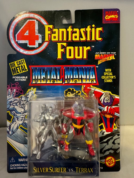 Fantastic Four - Metal Mania - Silver Surfer Vs. Terrax - New