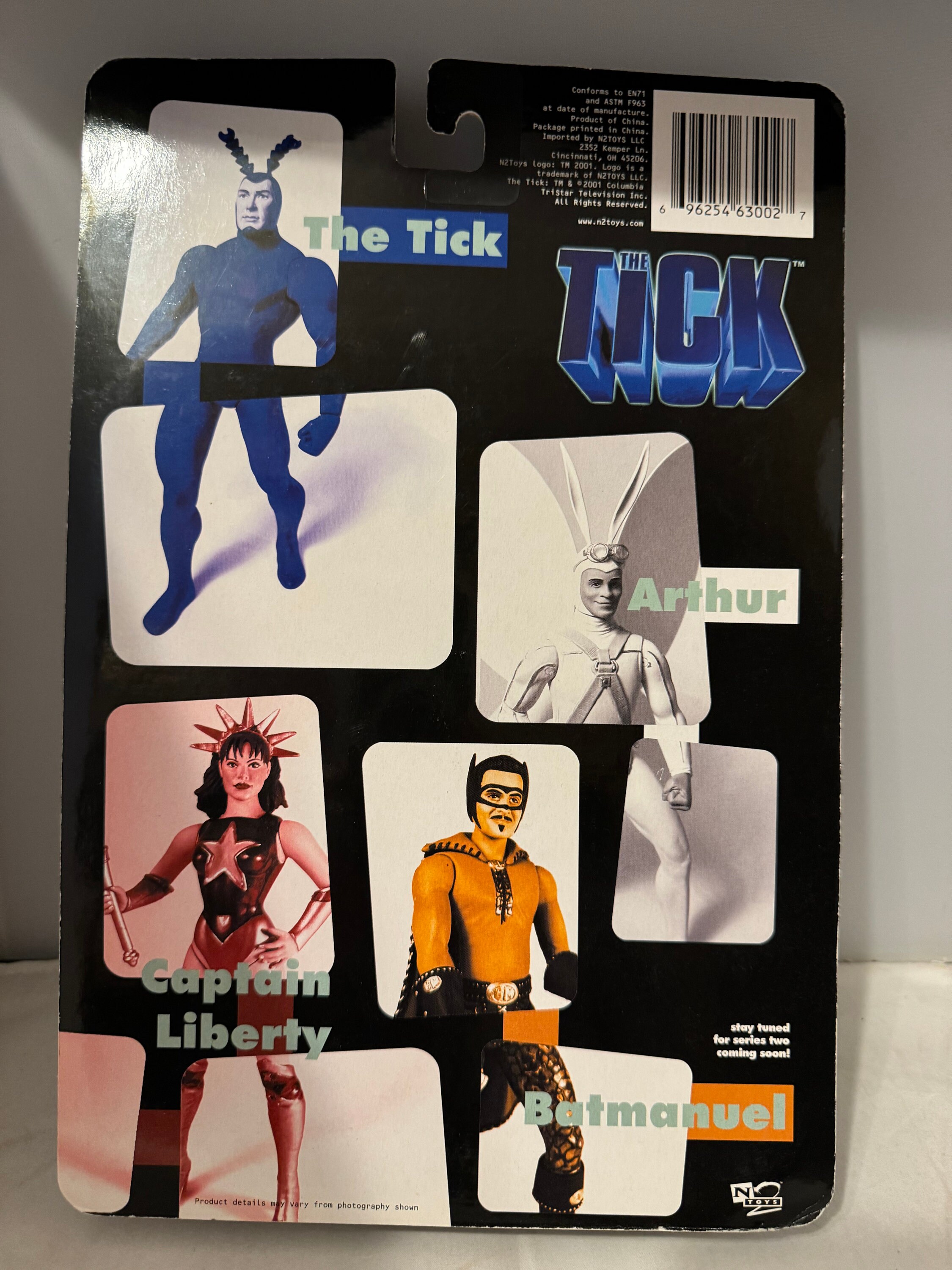 ティックアーサーフィギュア スーパーヒーローライセンス付き N2Toys 